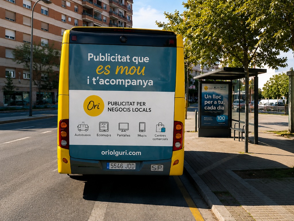 Publicitat exterior en autobús a Badalona